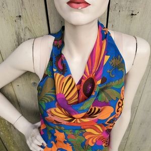 Trina Turk for Banana Republic Silk Top 6 Petite